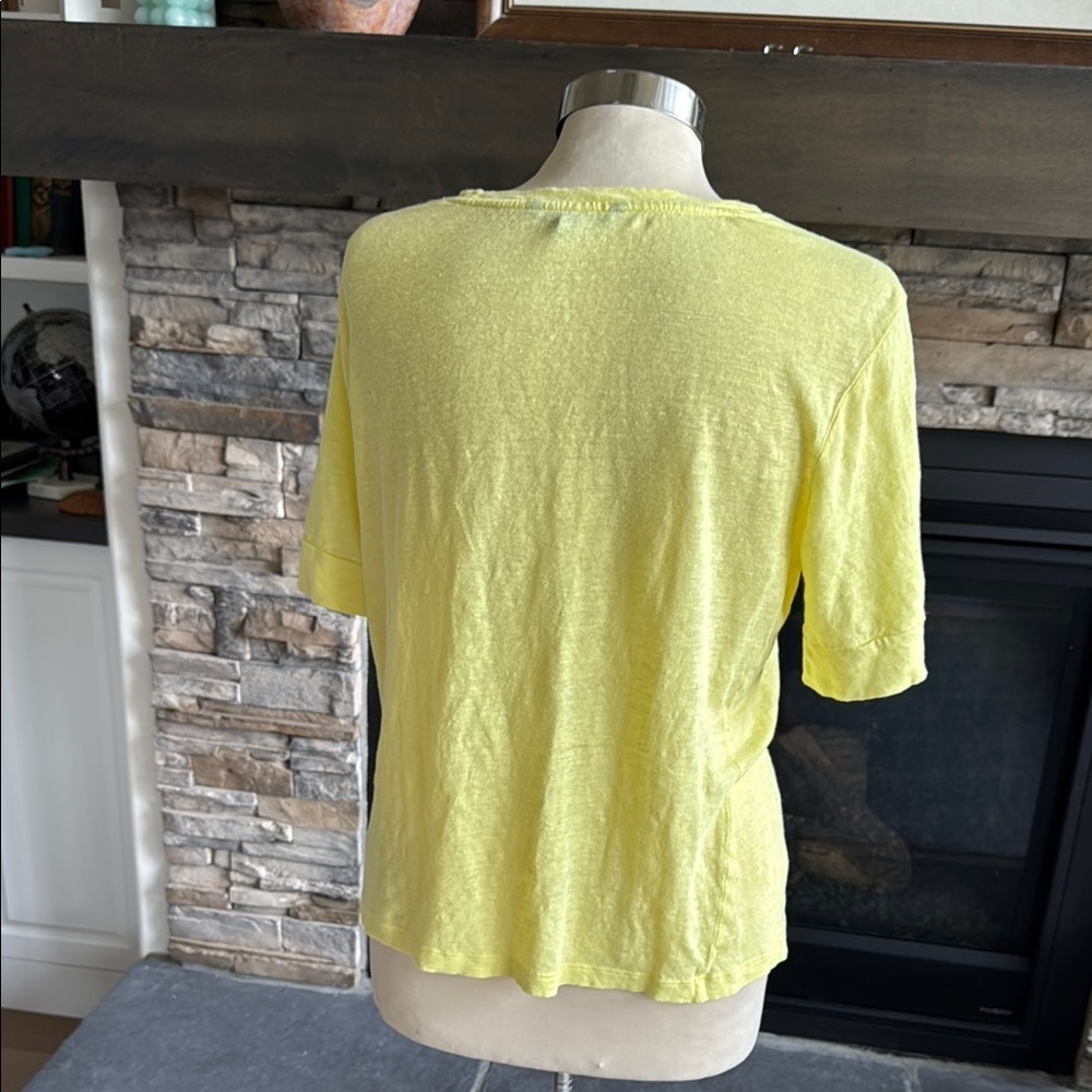 Banana Republic Yellow Boxy Relaxed T-Shirt - Picture 4 of 11